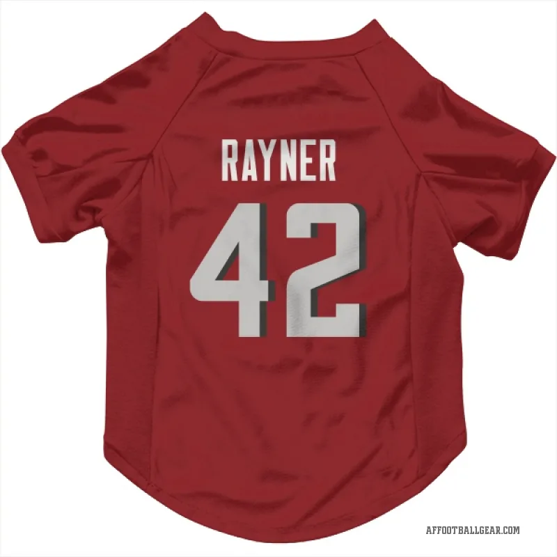 Daveren Rayner  Red Atlanta Falcons  Cat & Dog Pet Jersey