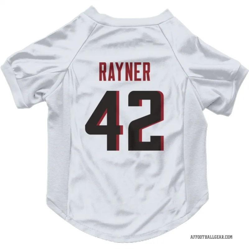 Daveren Rayner  White Atlanta Falcons  Cat & Dog Pet Jersey