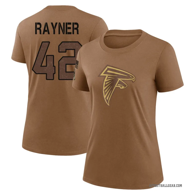 Daveren Rayner Women's Brown Atlanta Falcons 2023 Salute To Service Performance T-Shirt