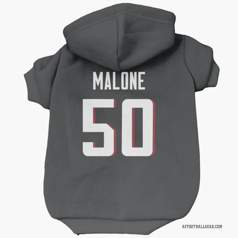DeAngelo Malone  Black Atlanta Falcons  Cat & Dog Pet Hoodie