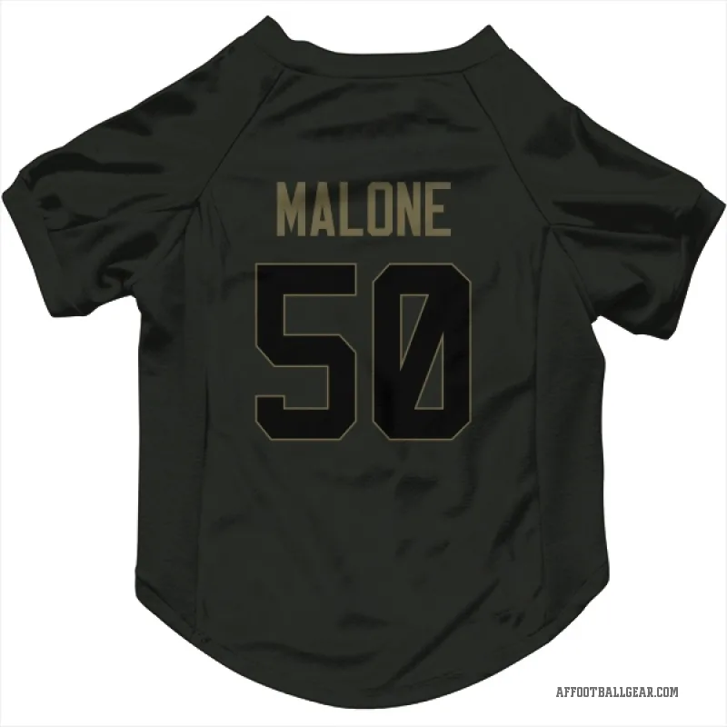 DeAngelo Malone  Black Atlanta Falcons  Service Cat & Dog Pet Jersey
