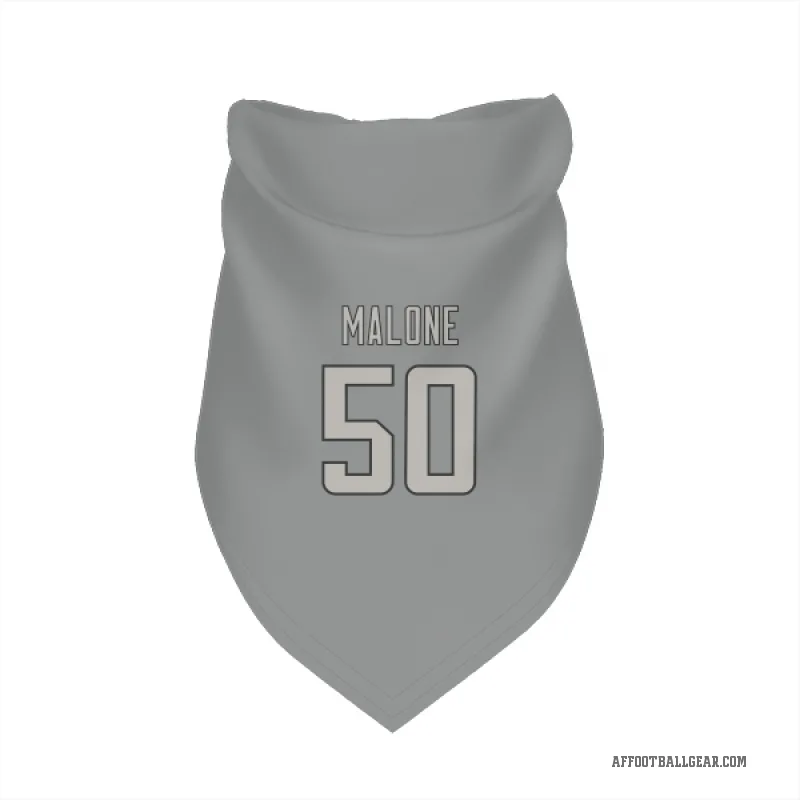 DeAngelo Malone  Charcoal Atlanta Falcons  Cat & Dog Pet Bandana