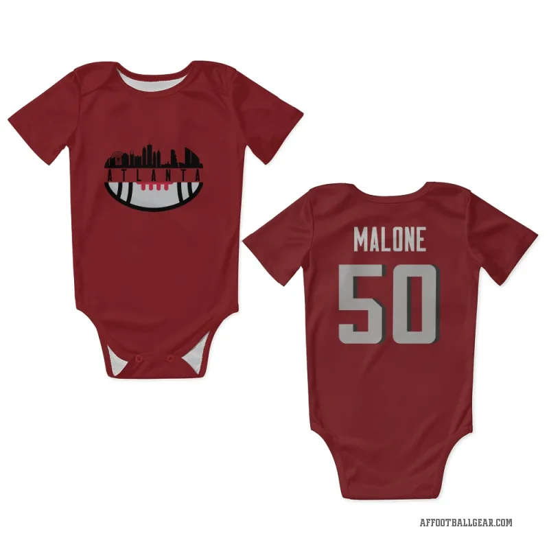 DeAngelo Malone  Red Atlanta Falcons  Newborn & Infant Bodysuit