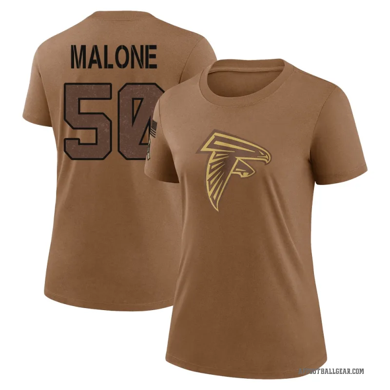 DeAngelo Malone Women's Brown Atlanta Falcons 2023 Salute To Service Performance T-Shirt