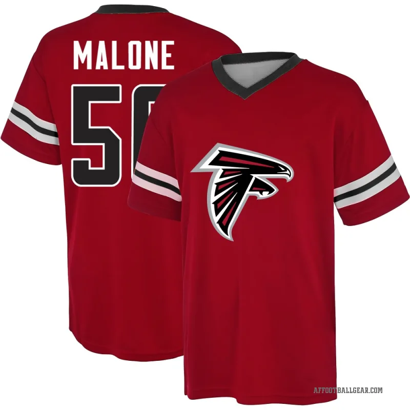 DeAngelo Malone Youth Red Atlanta Falcons Game Day V-Neck T-Shirt
