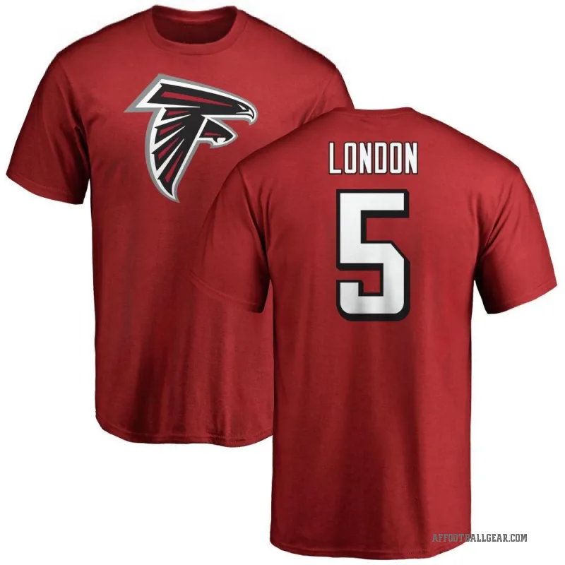 Drake London Men's Red Atlanta Falcons Logo T-Shirt -