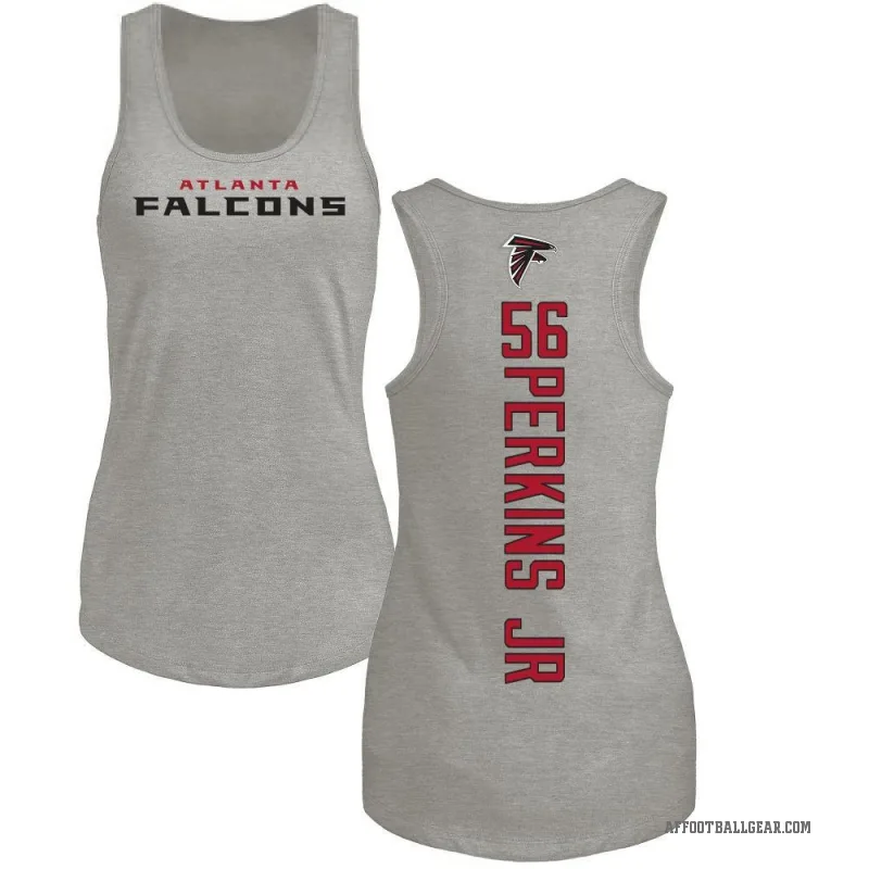 Harold Perkins Jr. Women's Ash Atlanta Falcons Backer Tank Top -