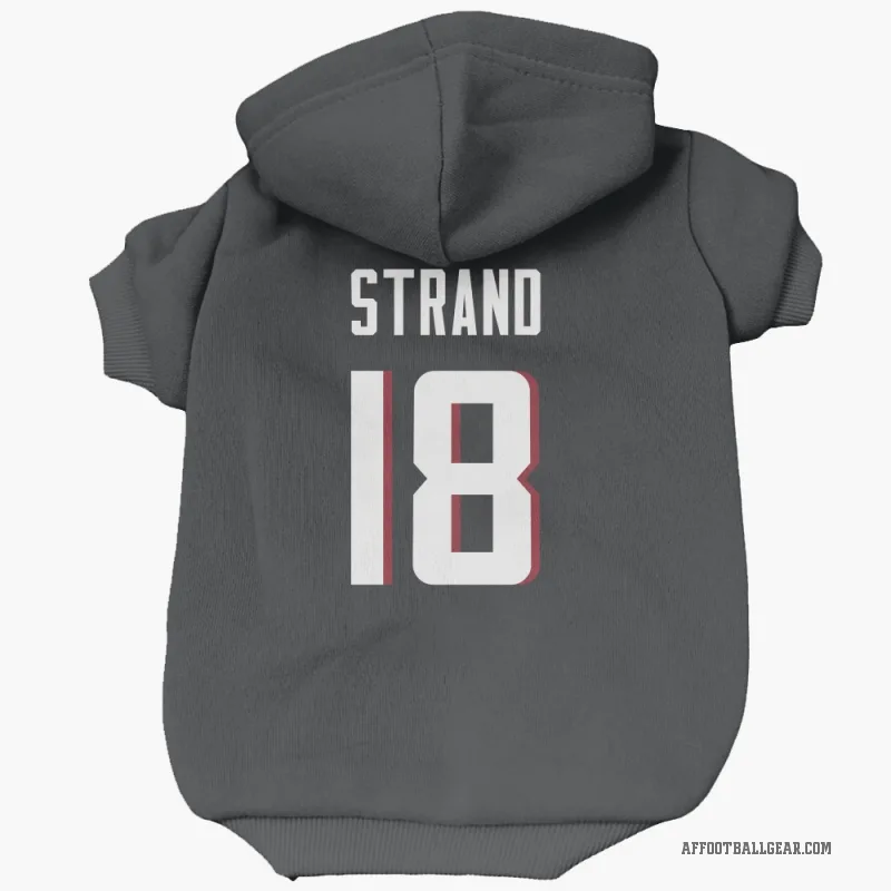 Jack Strand  Black Atlanta Falcons  Cat & Dog Pet Hoodie