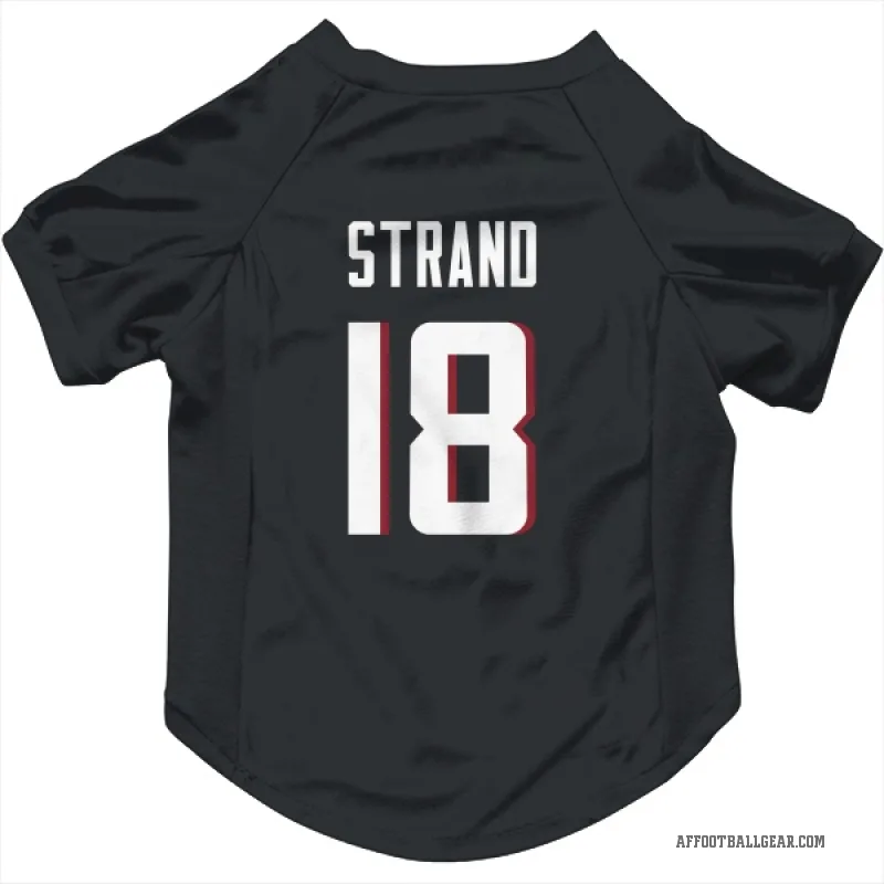 Jack Strand  Black Atlanta Falcons  Cat & Dog Pet Jersey
