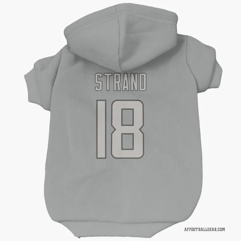 Jack Strand  Charcoal Atlanta Falcons  Cat & Dog Pet Hoodie