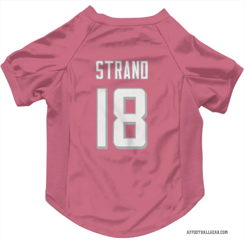 Jack Strand  Pink Atlanta Falcons  Cat & Dog Pet Jersey