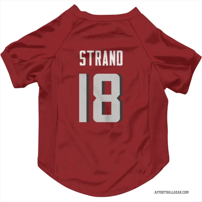 Jack Strand  Red Atlanta Falcons  Cat & Dog Pet Jersey
