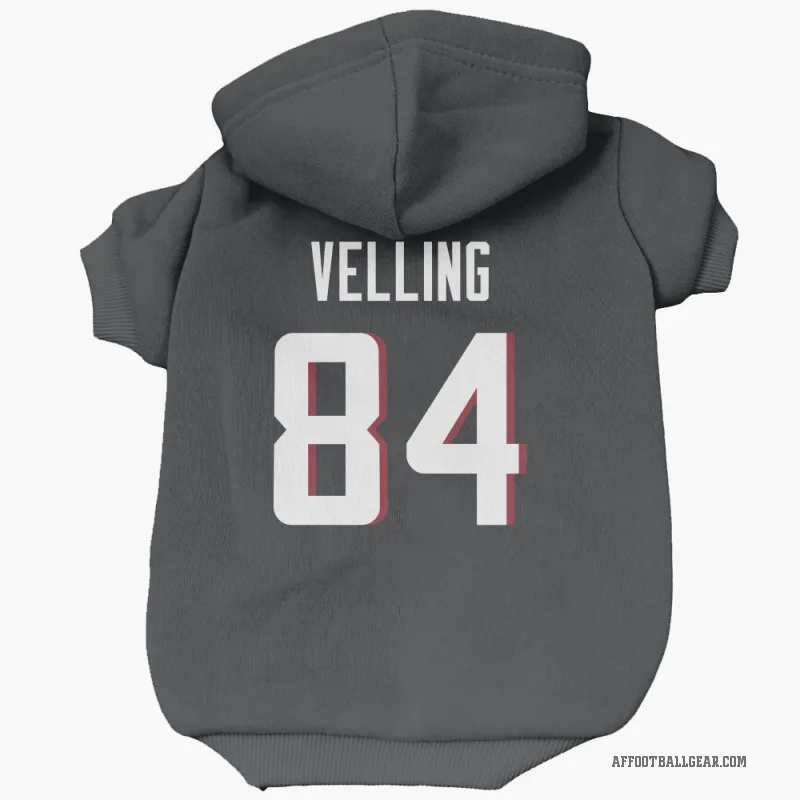 Jack Velling  Black Atlanta Falcons  Cat & Dog Pet Hoodie