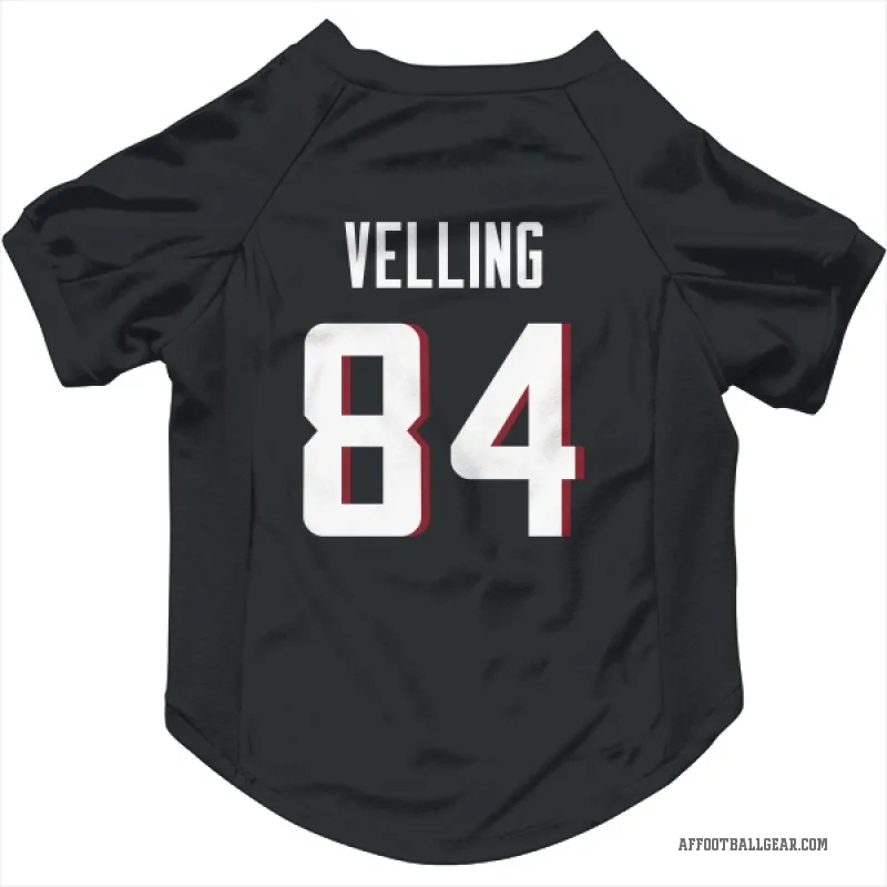 Jack Velling  Black Atlanta Falcons  Cat & Dog Pet Jersey