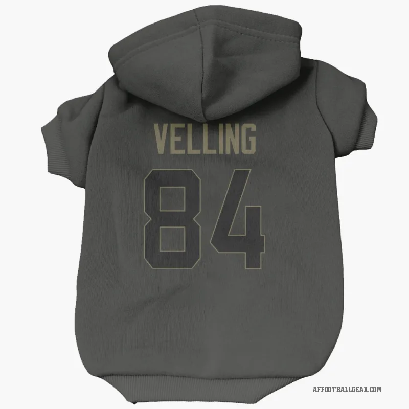 Jack Velling  Black Atlanta Falcons  Service Cat & Dog Pet Hoodie