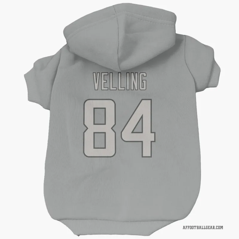 Jack Velling  Charcoal Atlanta Falcons  Cat & Dog Pet Hoodie