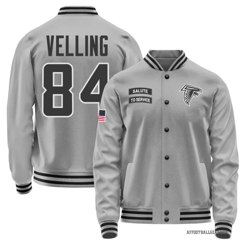 Jack Velling Men's Gray Atlanta Falcons Salute to Service Performance Jacket