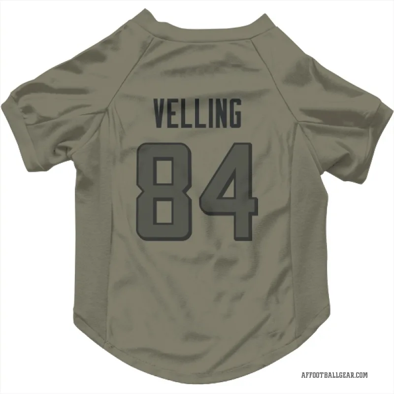 Jack Velling  Olive Atlanta Falcons  Cat & Dog Pet Jersey