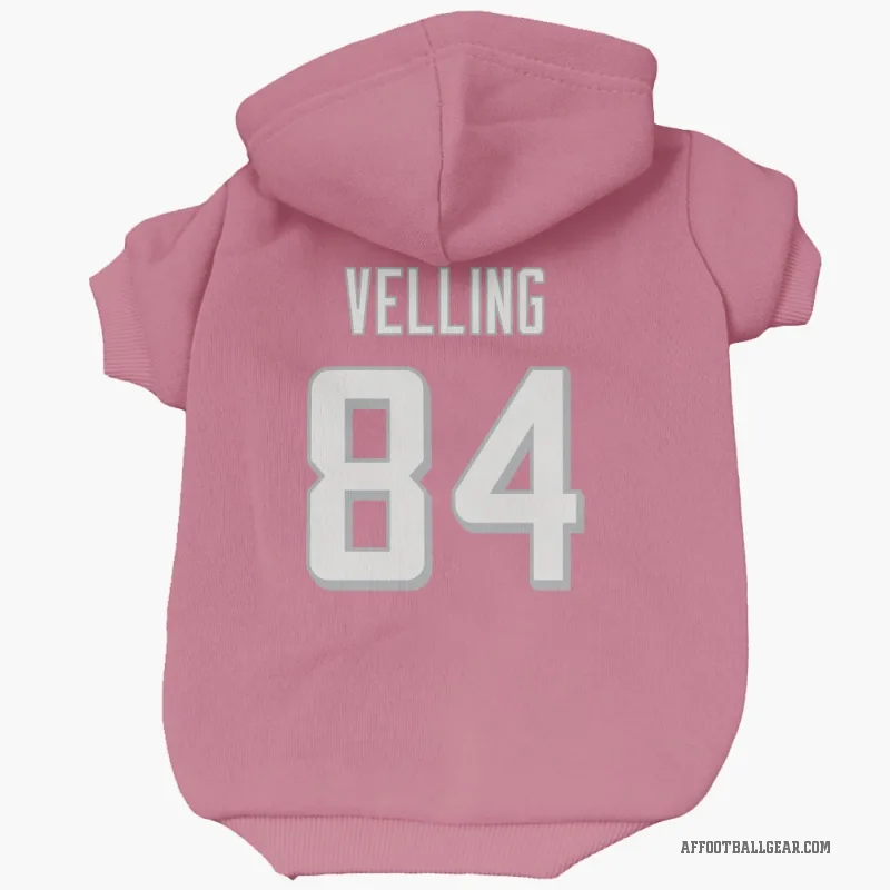 Jack Velling  Pink Atlanta Falcons  Cat & Dog Pet Hoodie