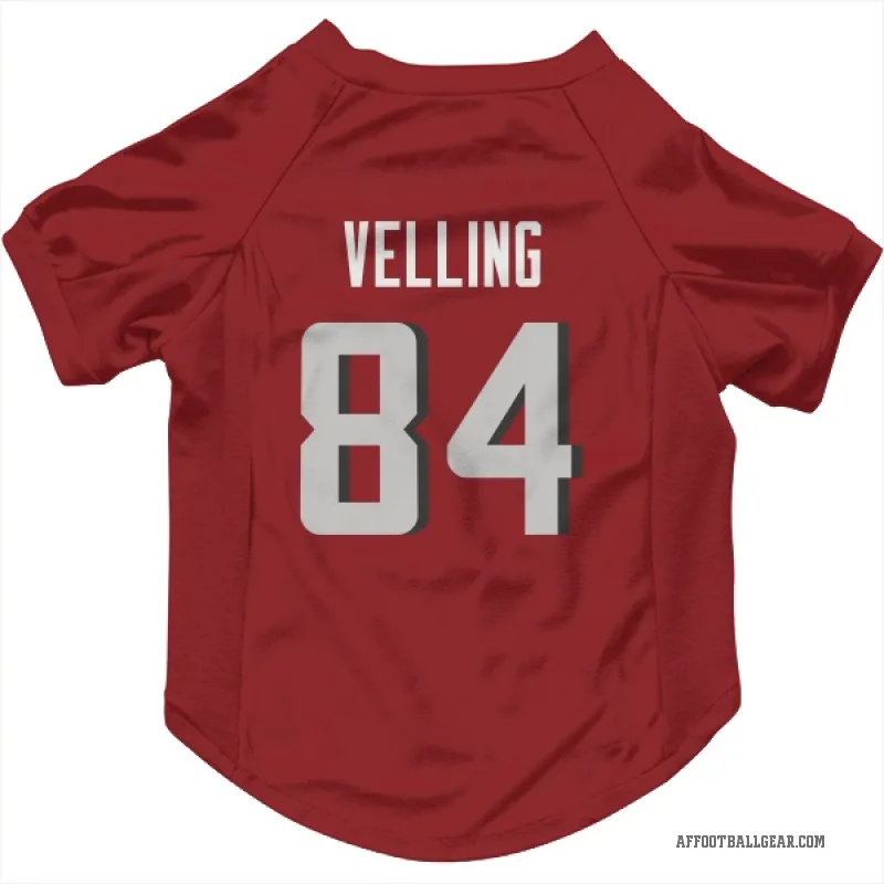 Jack Velling  Red Atlanta Falcons  Cat & Dog Pet Jersey