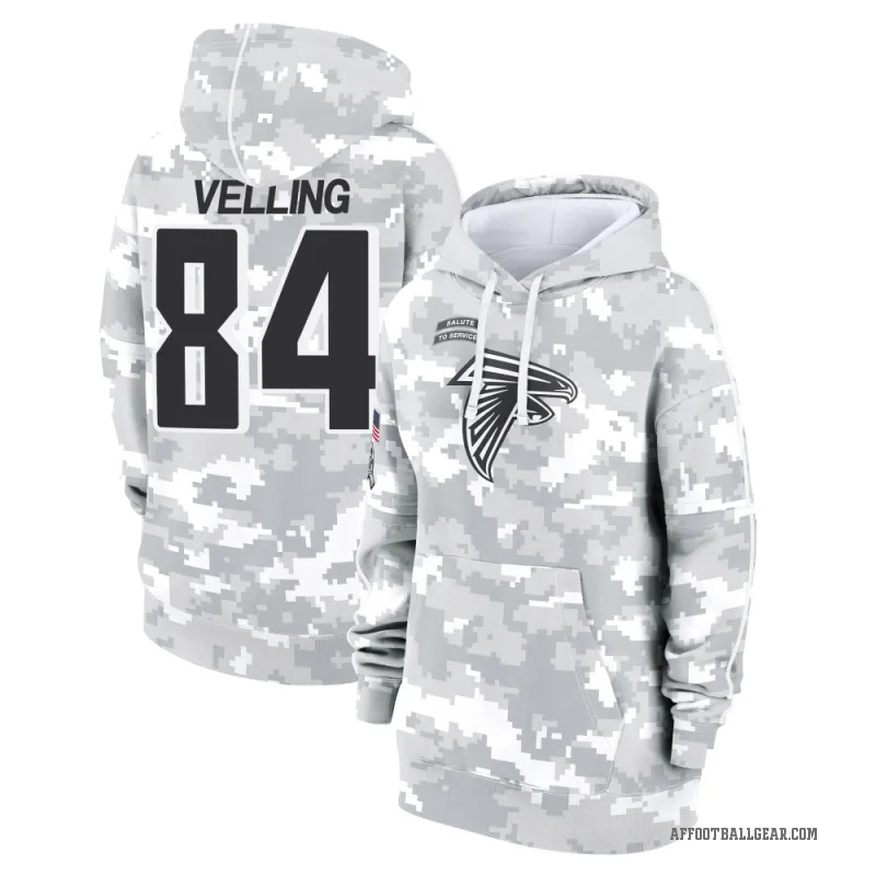 Jack Velling Women's Camo Atlanta Falcons Arctic 2024 Salute to Service Club Fleece Pullover Hoodie