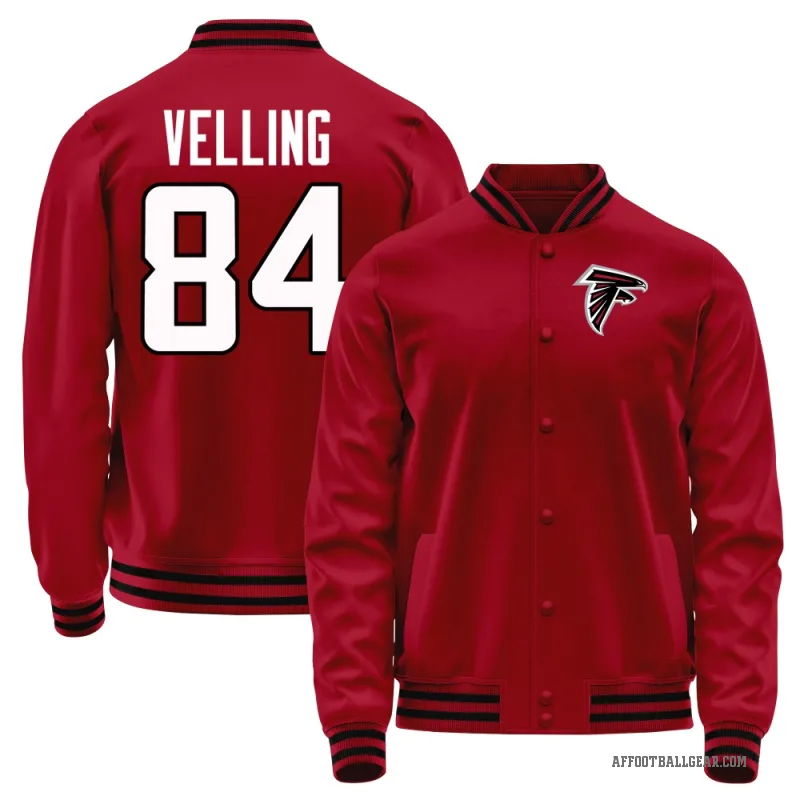 Jack Velling Youth Red Atlanta Falcons Full-Snap Jacket