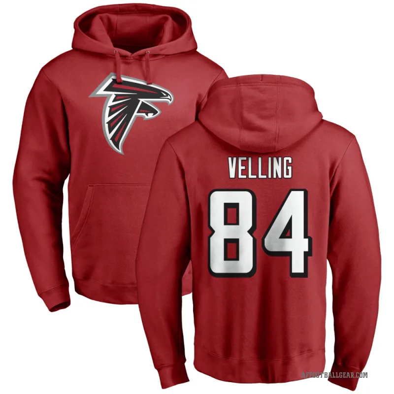 Jack Velling Youth Red Atlanta Falcons Pro Line Logo Pullover Hoodie