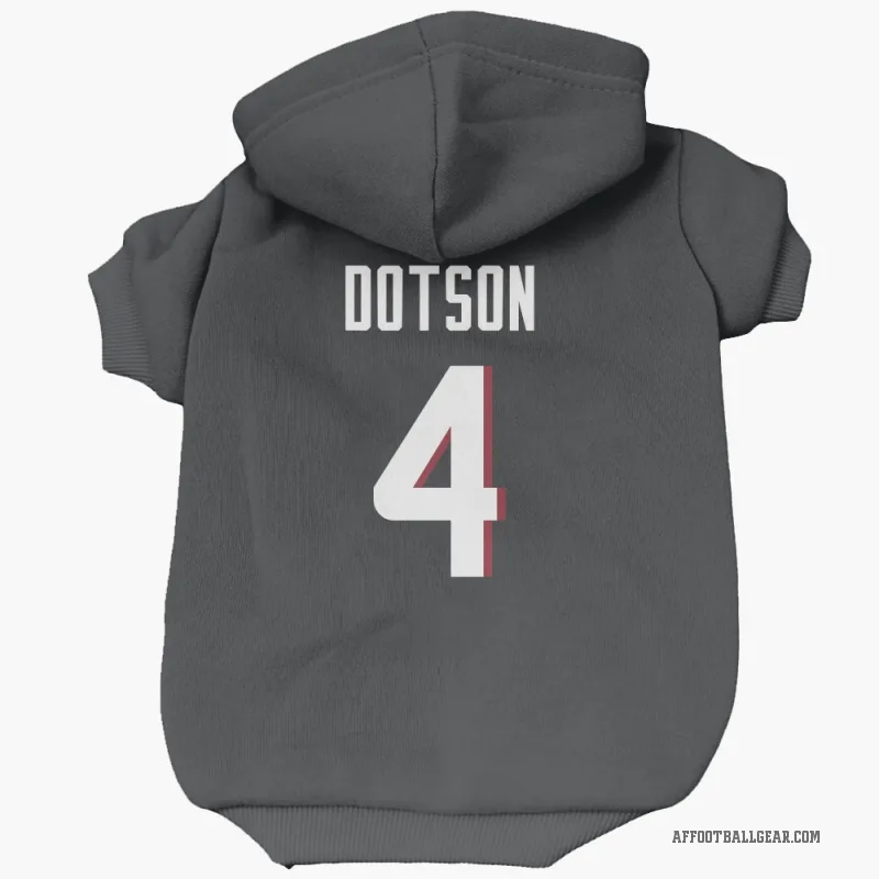 Jahan Dotson  Black Atlanta Falcons  Cat & Dog Pet Hoodie