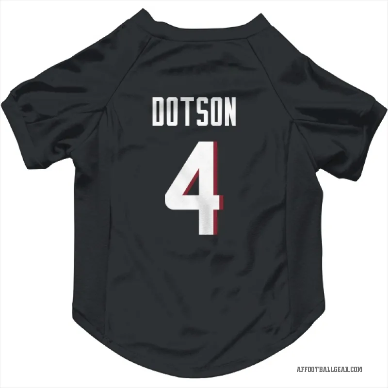Jahan Dotson  Black Atlanta Falcons  Cat & Dog Pet Jersey