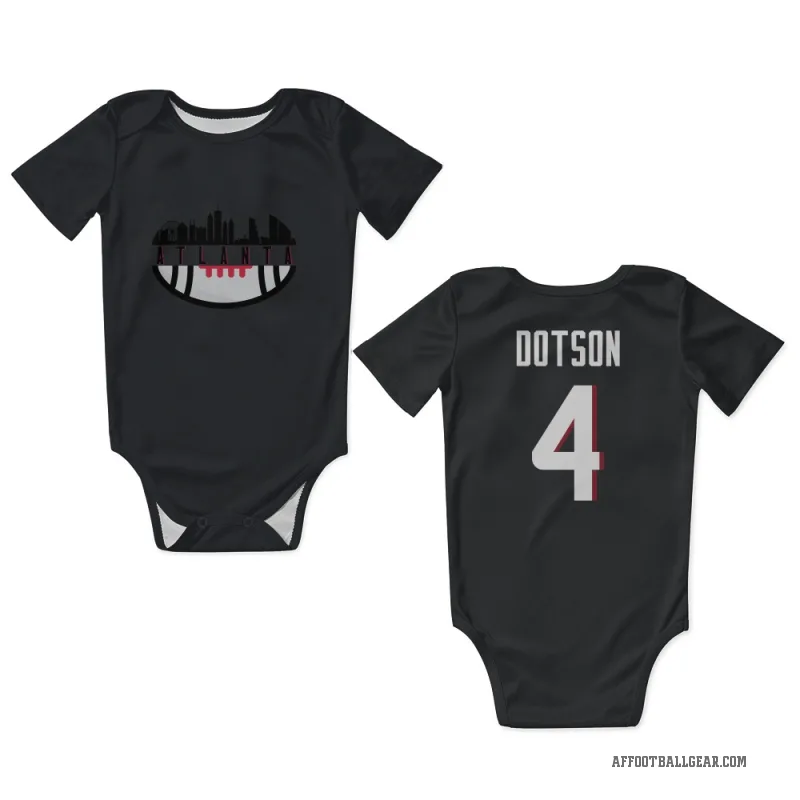 Jahan Dotson  Black Atlanta Falcons  Newborn & Infant Bodysuit