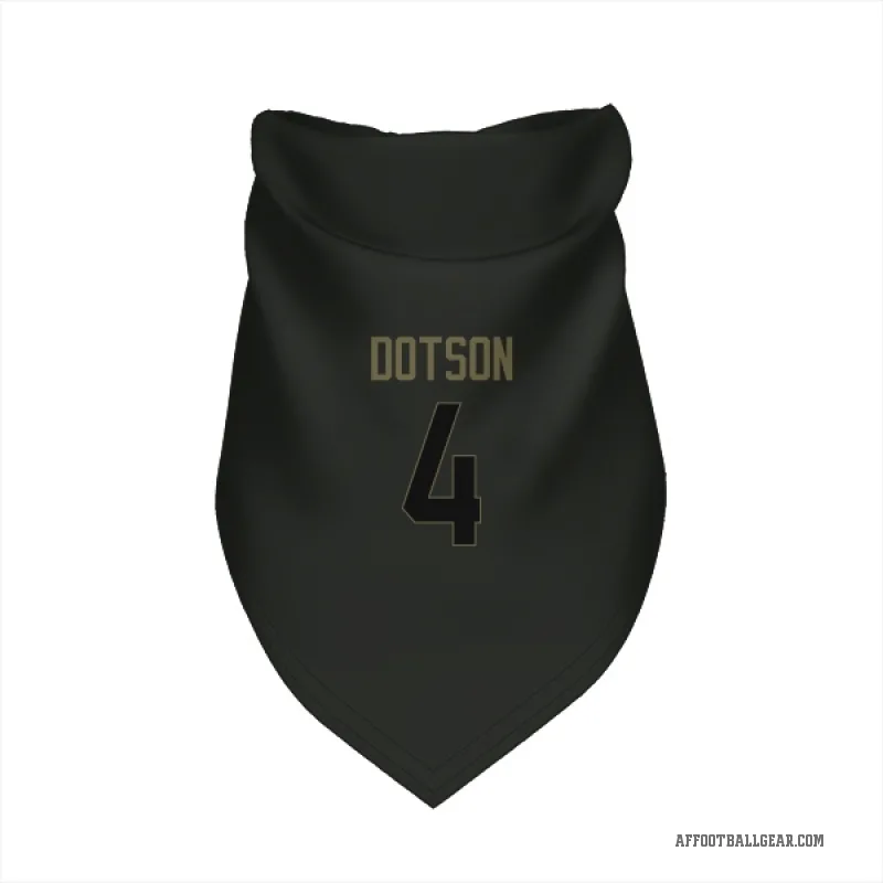 Jahan Dotson  Black Atlanta Falcons  Service Cat & Dog Pet Bandana