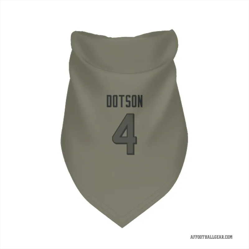 Jahan Dotson  Olive Atlanta Falcons  Cat & Dog Pet Bandana