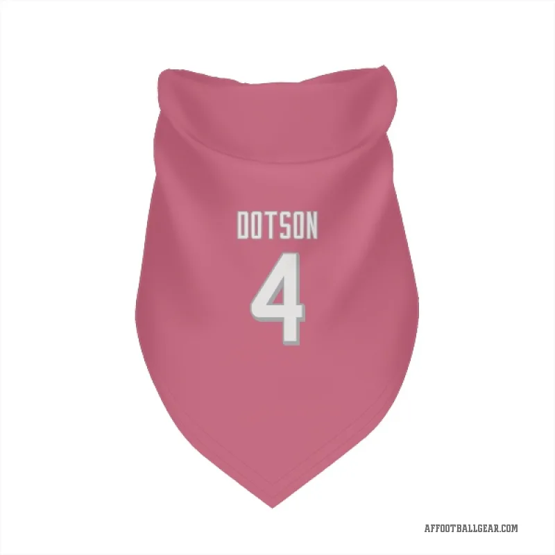 Jahan Dotson  Pink Atlanta Falcons  Cat & Dog Pet Bandana