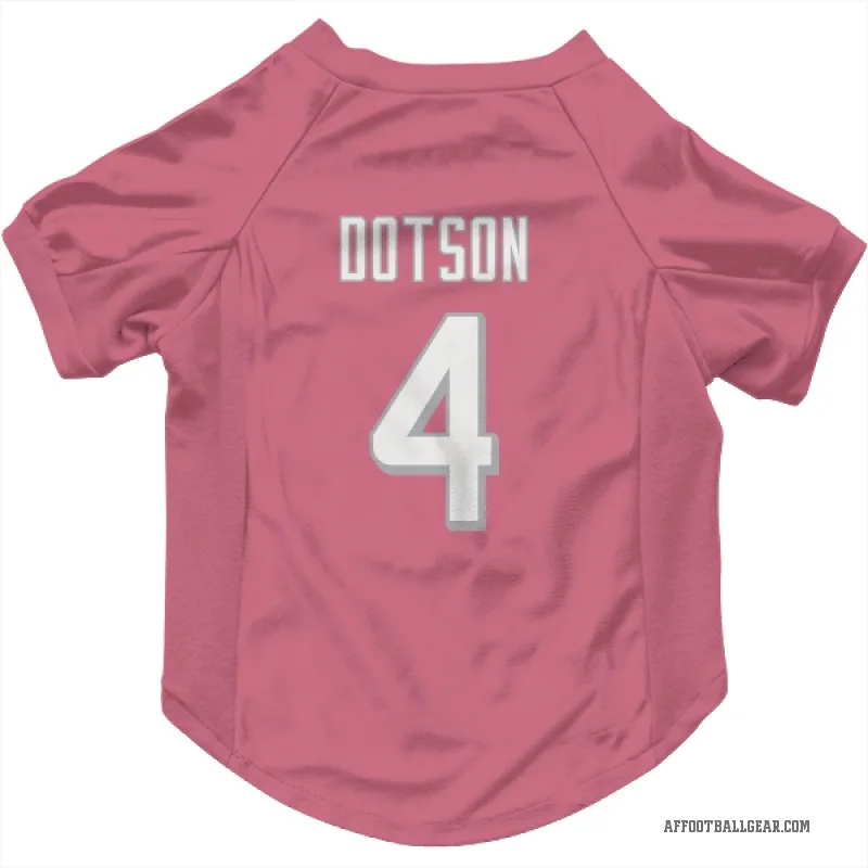 Jahan Dotson  Pink Atlanta Falcons  Cat & Dog Pet Jersey