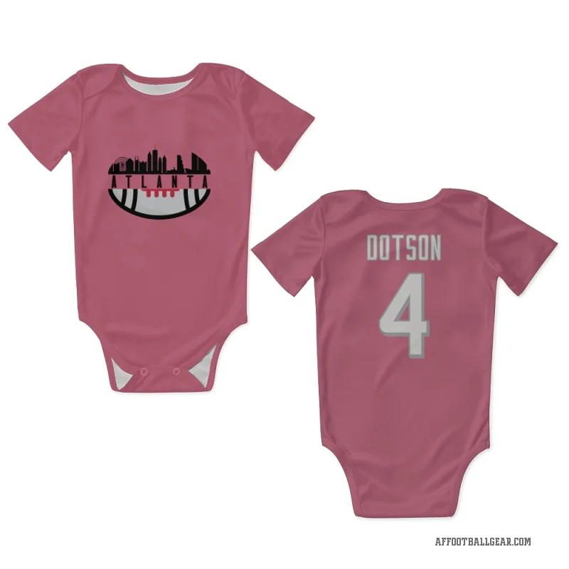 Jahan Dotson  Pink Atlanta Falcons  Newborn & Infant Bodysuit