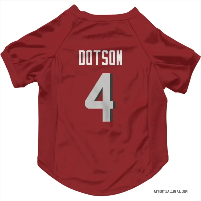 Jahan Dotson  Red Atlanta Falcons  Cat & Dog Pet Jersey
