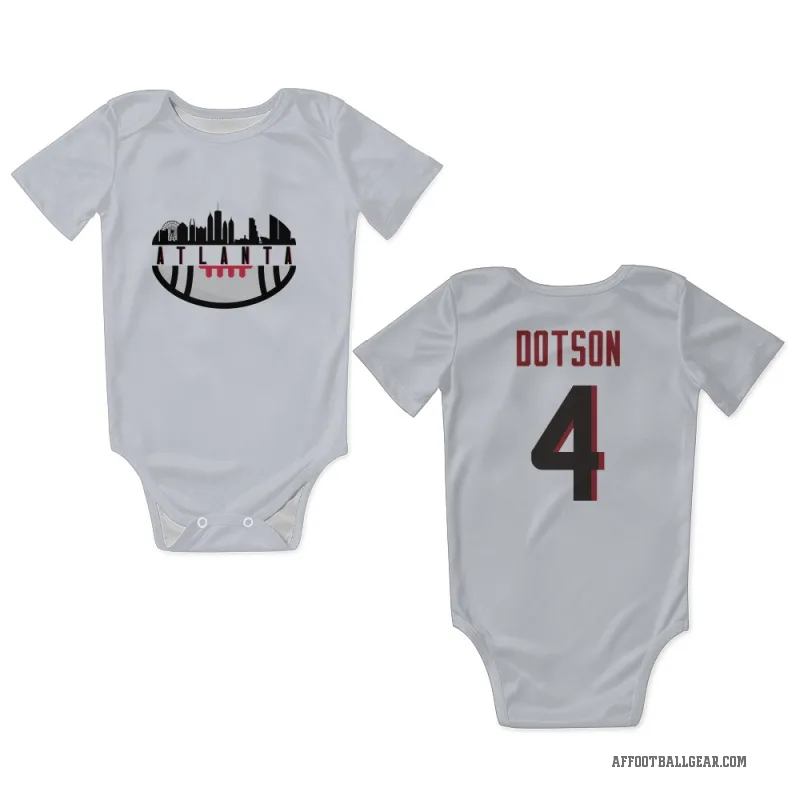 Jahan Dotson  White Atlanta Falcons  Newborn & Infant Bodysuit