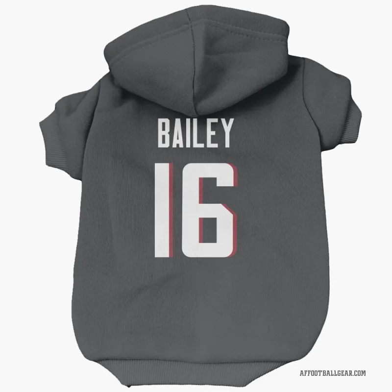Jake Bailey  Black Atlanta Falcons  Cat & Dog Pet Hoodie