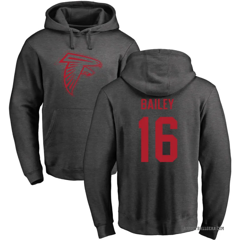 Jake Bailey Men's Atlanta Falcons Pro Line by Branded Ash One Color Pullover Hoodie