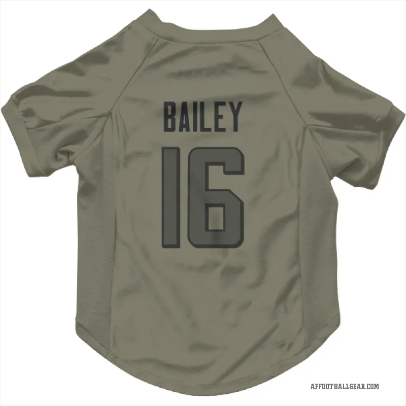 Jake Bailey  Olive Atlanta Falcons  Cat & Dog Pet Jersey