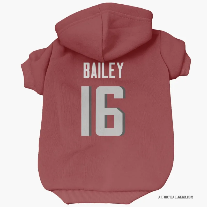 Jake Bailey  Red Atlanta Falcons  Cat & Dog Pet Hoodie