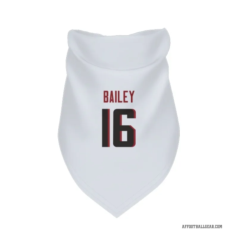 Jake Bailey  White Atlanta Falcons  Cat & Dog Pet Bandana