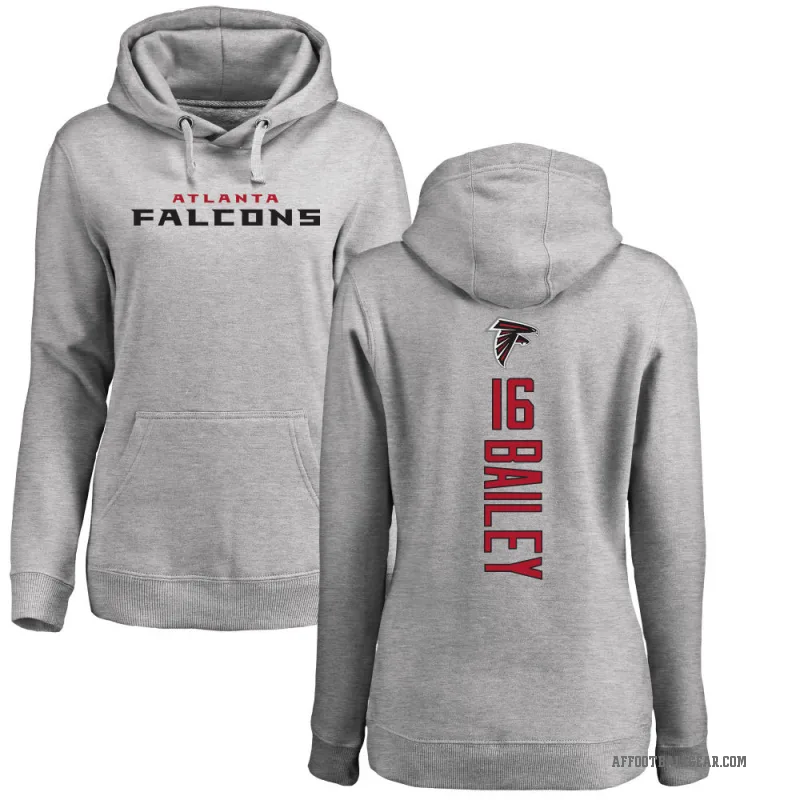 Jake Bailey Women's Atlanta Falcons Pro Line Ash Backer Pullover Hoodie