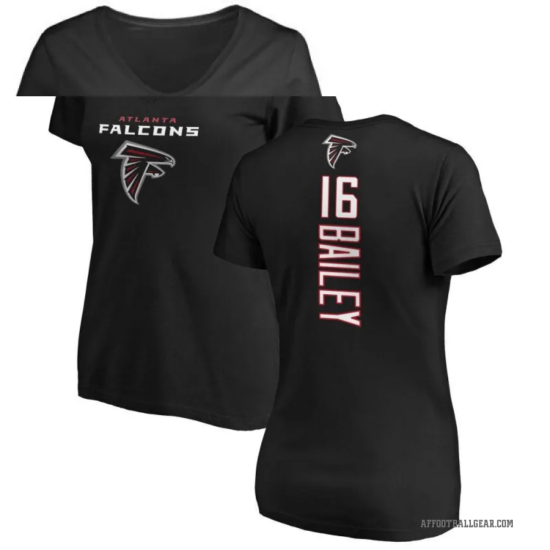 Jake Bailey Women's Black Atlanta Falcons Backer Slim Fit T-Shirt -