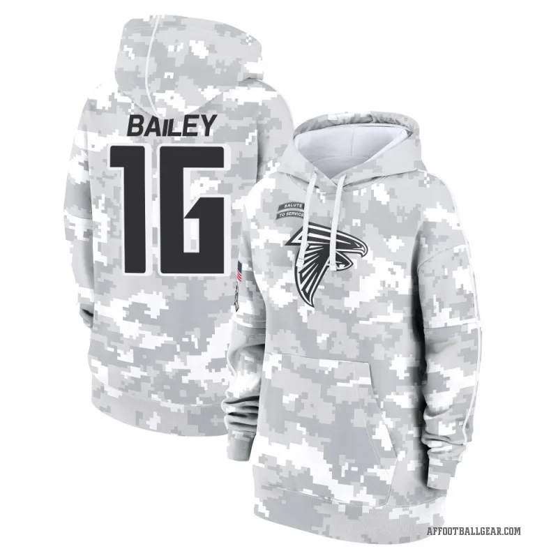 Jake Bailey Women's Camo Atlanta Falcons Arctic 2024 Salute to Service Club Fleece Pullover Hoodie