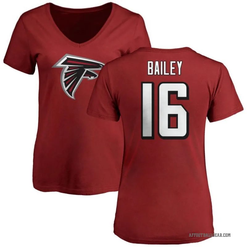 Jake Bailey Women's Red Atlanta Falcons Logo Slim Fit T-Shirt -