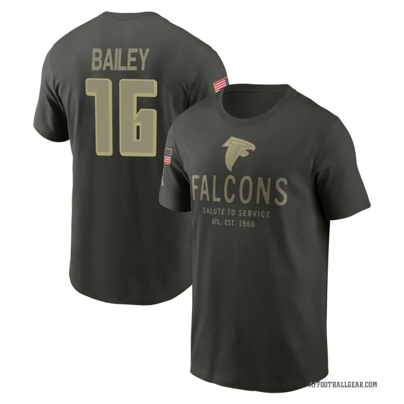 Jake Bailey Youth Green Atlanta Falcons Forest/ 2025 Salute to Service Sideline Primary Edge T-Shirt