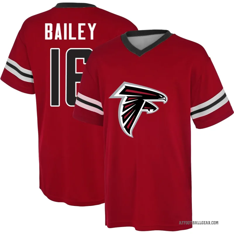 Jake Bailey Youth Red Atlanta Falcons Game Day V-Neck T-Shirt