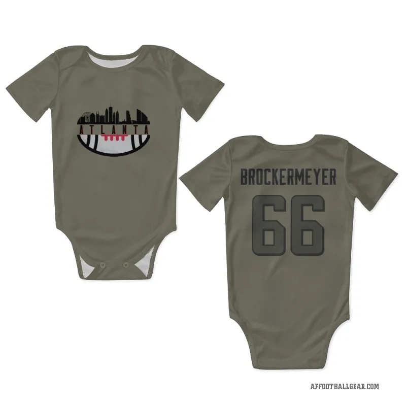 James Brockermeyer  Olive Atlanta Falcons  Newborn & Infant Bodysuit