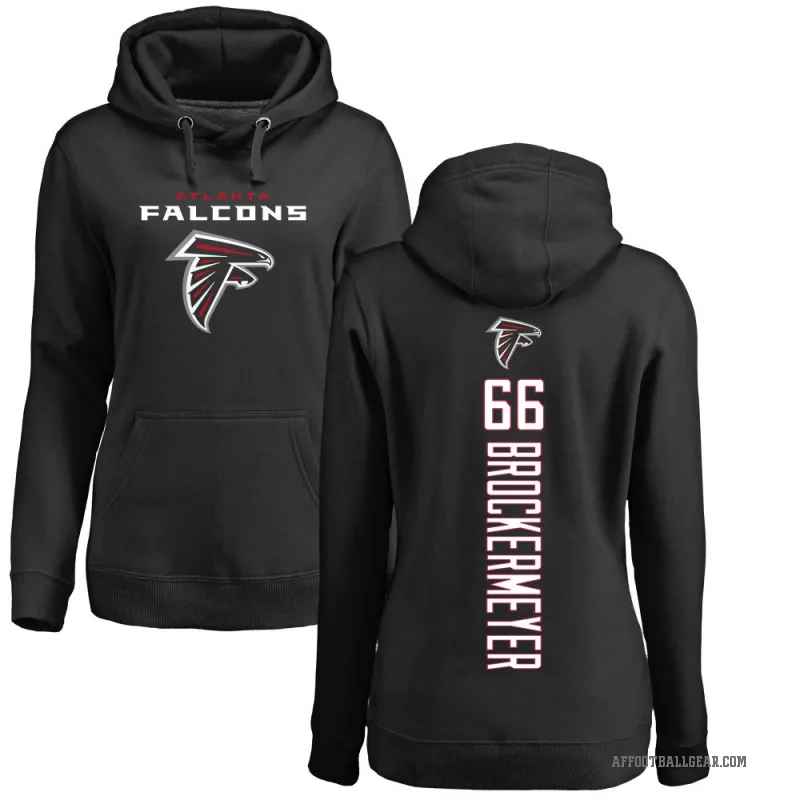 James Brockermeyer Women's Black Atlanta Falcons Pro Line Backer Pullover Hoodie